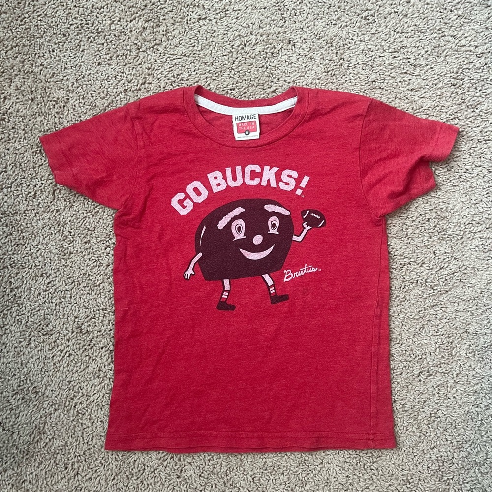 Homage kids youth size 6 tshirt - OSU Ohio State